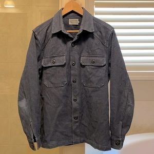 Taylor Stitch x Stetson Shop Shirt in indigo boss duck canvas